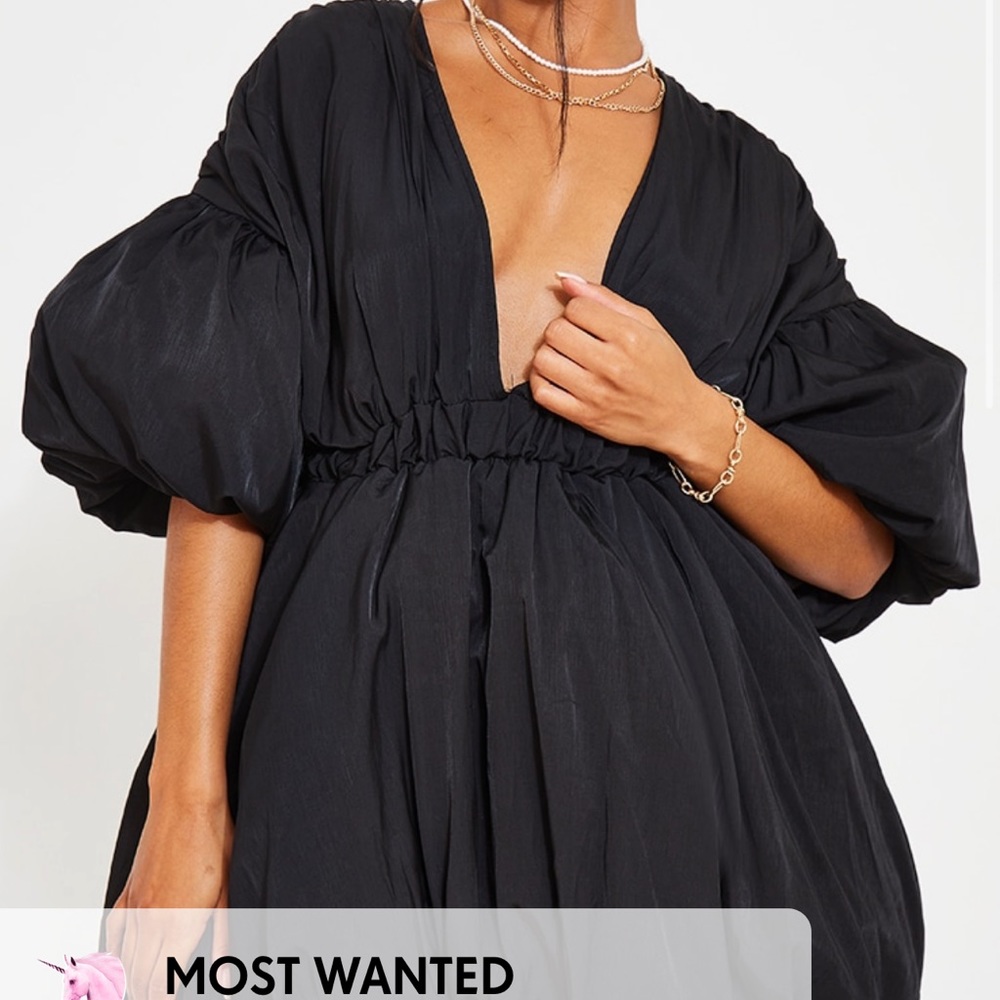 Puffer sleeeve puff ball dress from PLT